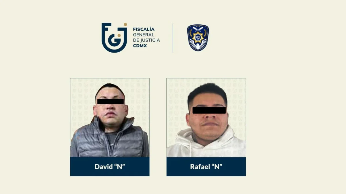 Fiscalía CDMX vincula a proceso a dos hombres por doble homicidio en Iztapalapa