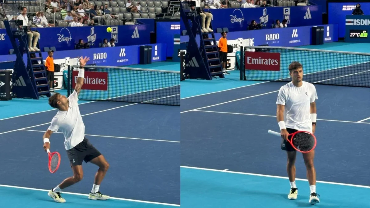 El italiano Flavio Cobolli demostró por qué está en la posición 20 del ranking del ATP y por qué está entre los finalistas del torneo.