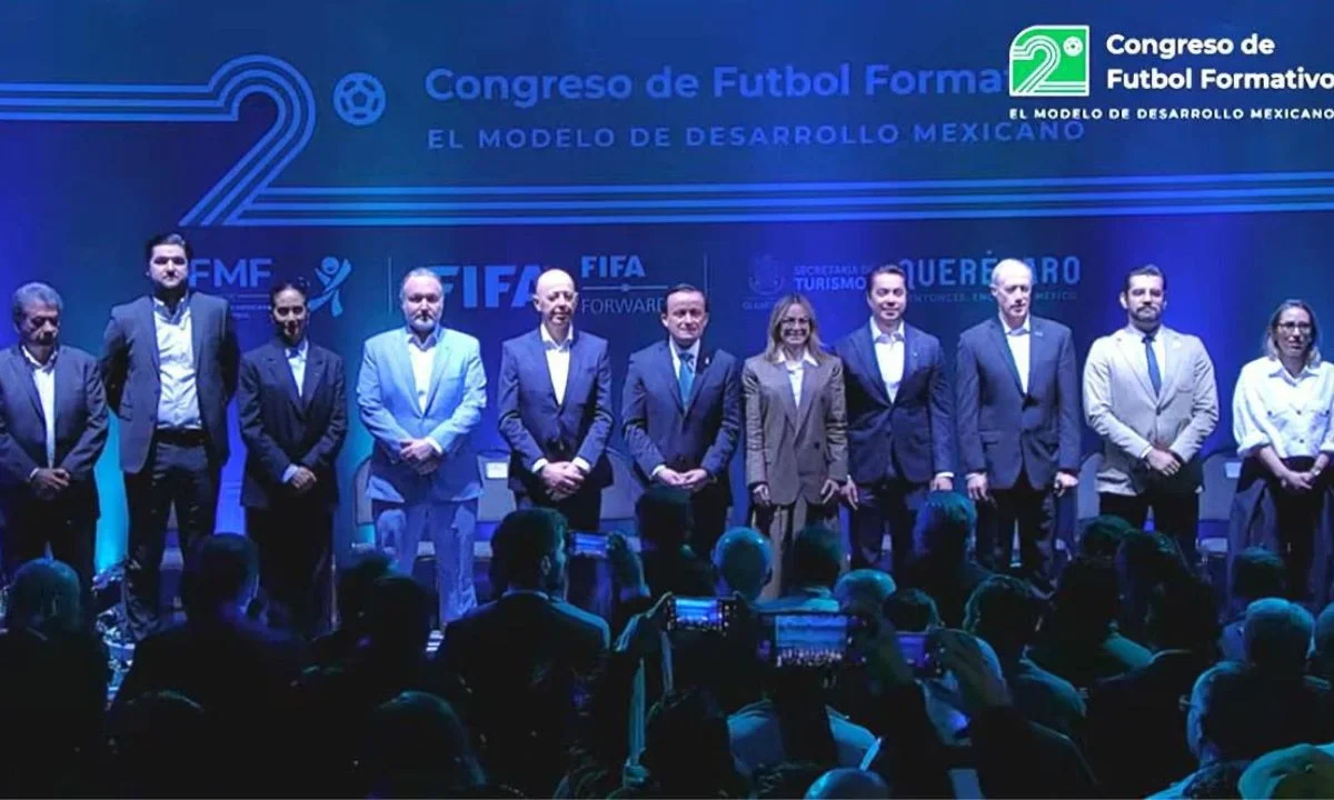 La FMF inauguró el segundo Congreso de Futbol Formativo en el Centro de Congresos de la Ciudad de Querétaro, con más de 700 asistentes.