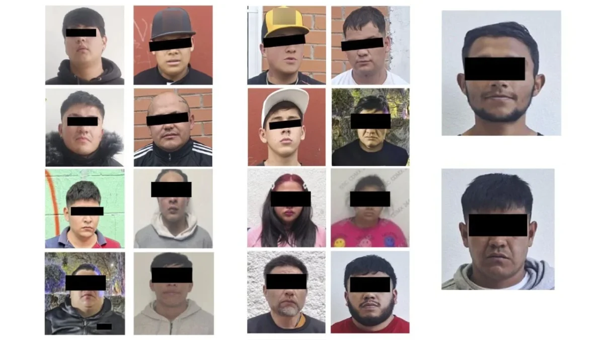 Elementos de la SSC durante operativos contra la extorsión en distintas alcaldías detuvieron a 24 personas en enero de 2026.
