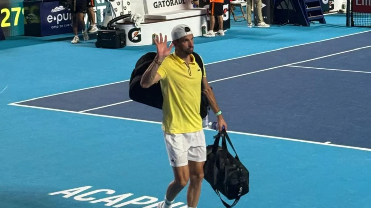 El tenista búlgaro Grigor Dimitrov cayó ante el francés Terence Atmane en el Abierto Mexicano de Tenis por un doble 6-3.