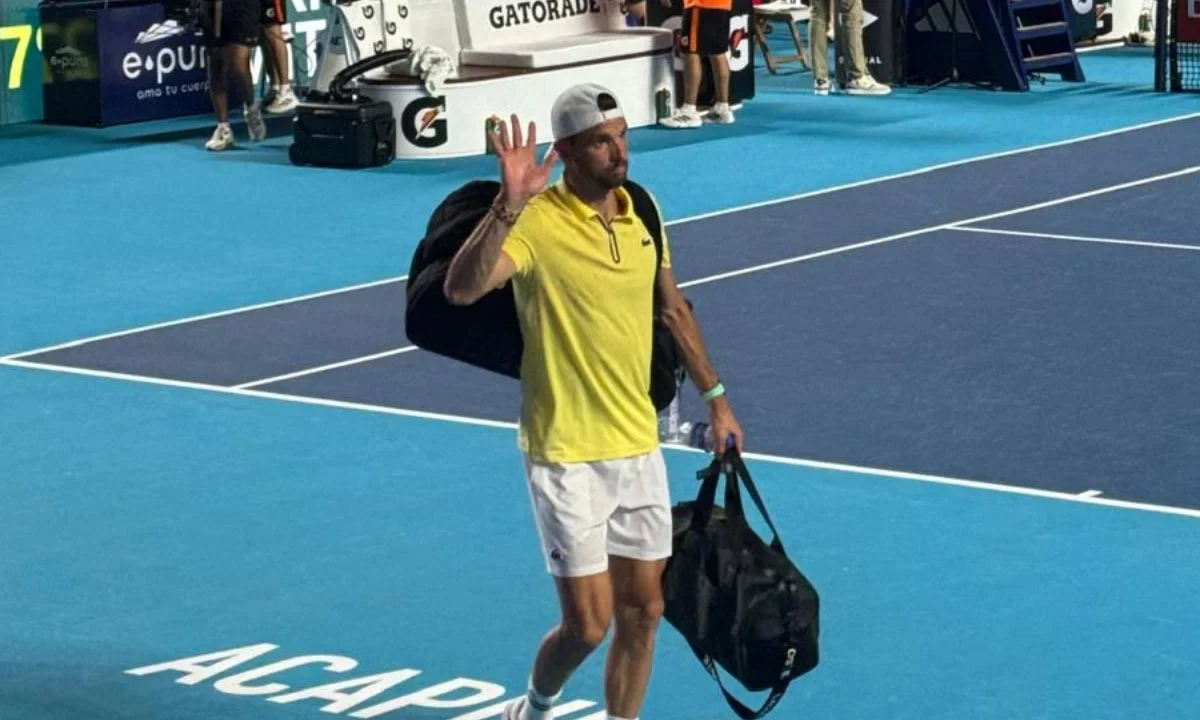 El tenista búlgaro Grigor Dimitrov cayó ante el francés Terence Atmane en el Abierto Mexicano de Tenis por un doble 6-3.