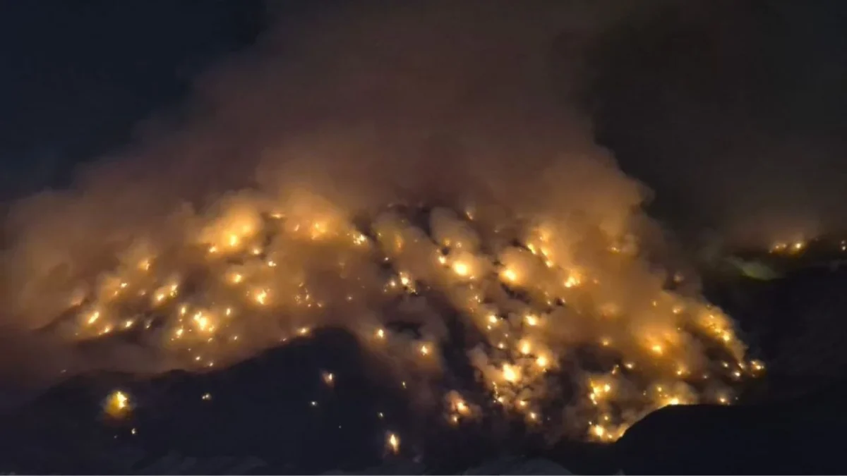 La Secretaría de Medio Ambiente del Estado de Tlaxcala informó que debido a un incendio en Puebla se activó la contingencia ambiental.