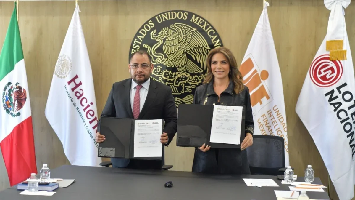 El convenio entre la Lotería Nacional y la UIF incluye capacitación para prevenir y detectar operaciones con recursos de procedencia ilícita.