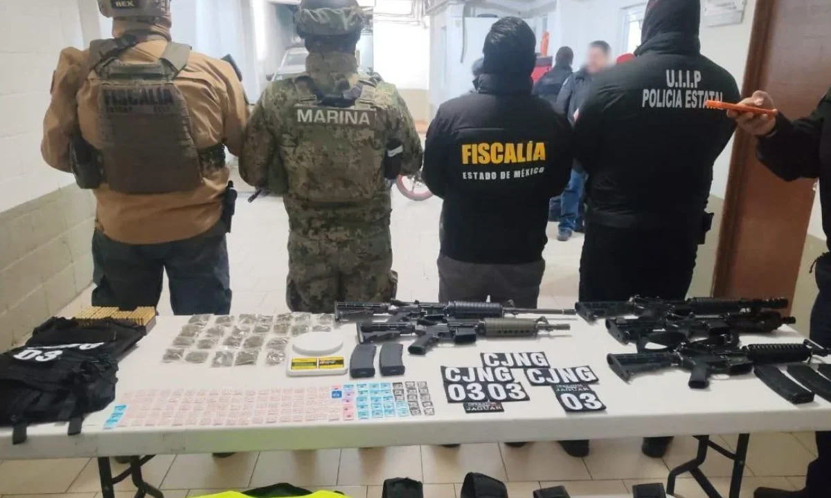La Matrina a través de la Armada de México informaron sobre la “Operación Sable” en el municipio de Jiquipilco, Estado de México, en coordinación con autoridades ministeriales.