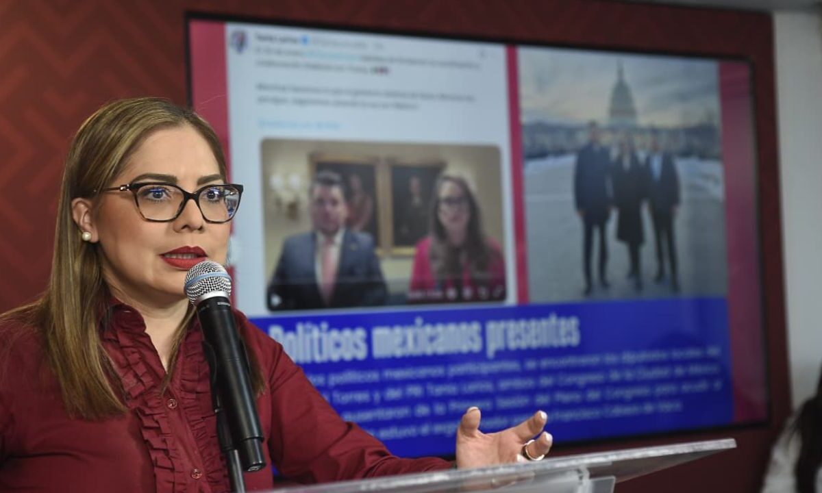 La bancada de Morena en el Congreso capitalino anunció que impulsará sanciones contra los diputados Raúl Torres y Tania Larios por ausentarse de sesión para acudir a la CPAC en Estados Unidos.