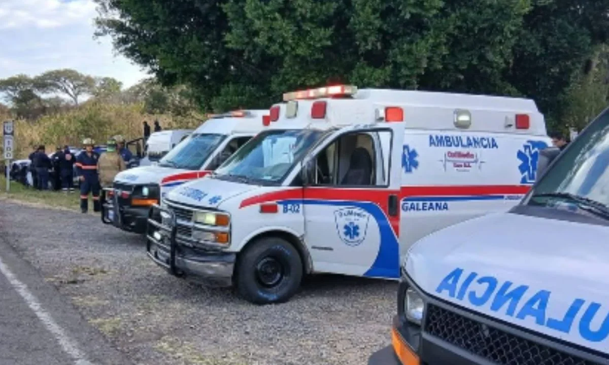 Los primeros reportes indican que el conductor del camión, que salió desde Pénjamo, perdió el control provocando la volcadura de la unidad.