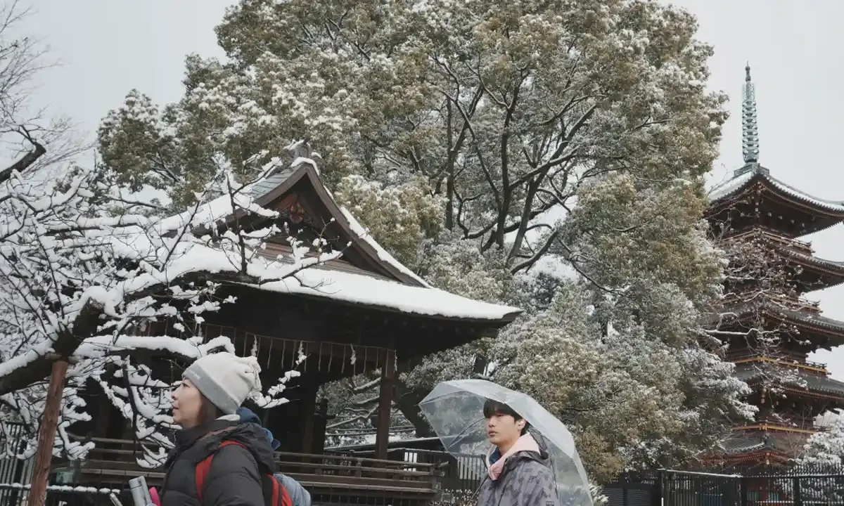 nevadas en Japón