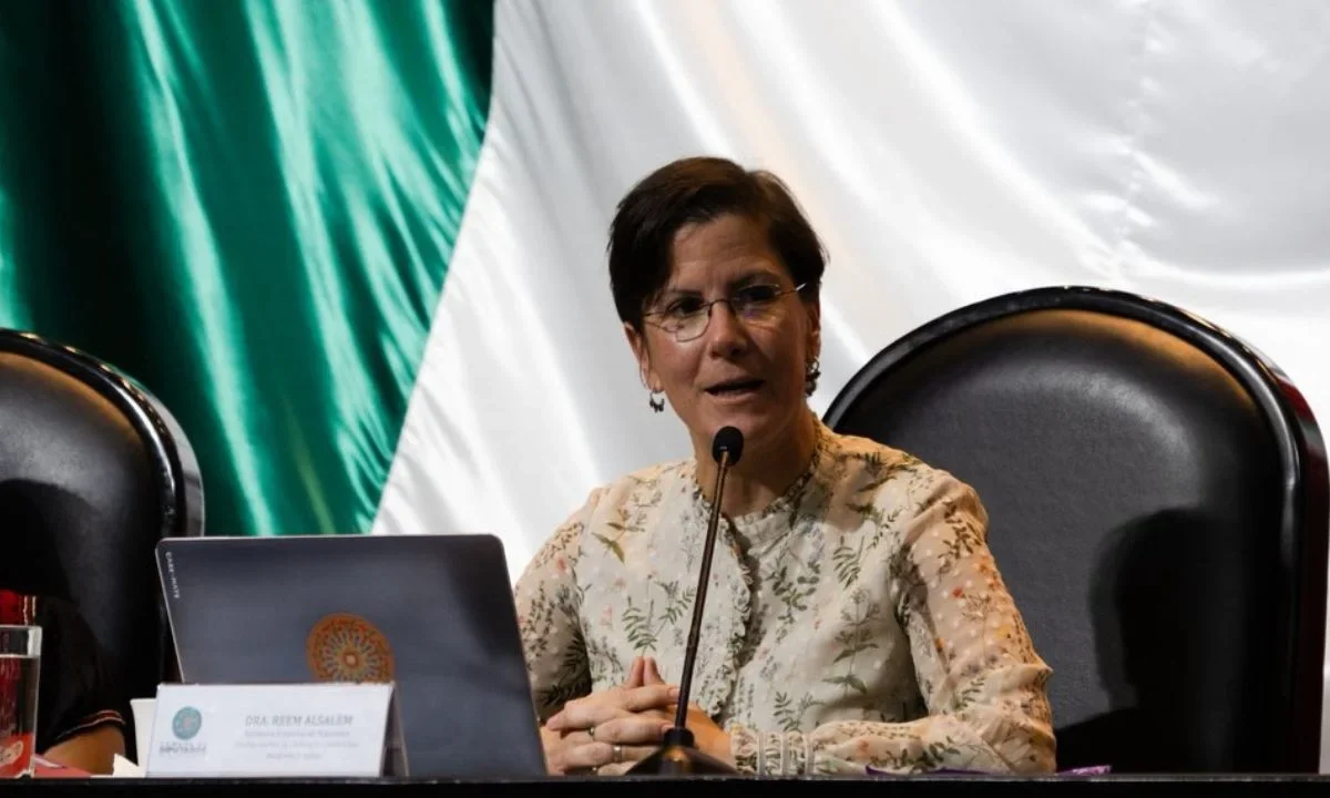 Reem Alsalem, relatora especial de las Naciones Unidas sobre la violencia contra las mujeres y las niñas.