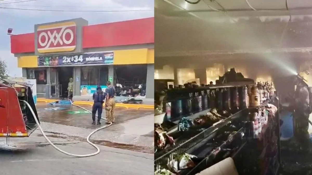 Una tienda OXXO y varios vehículos fueron incendiados en Tuxtla Gutiérrez; investigan si es por abatimiento de 'El Mencho'.