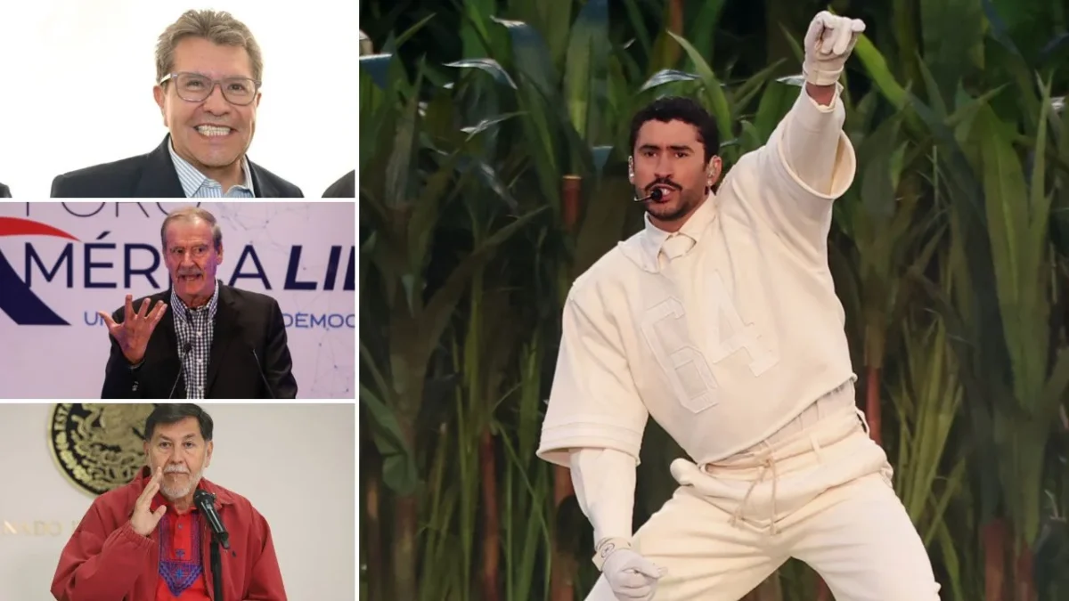Políticos mexicanos expresaron su opinión sobre el show de medio tiempo de Bad Bunny en el Super Bowl LX, reconocen su mensaje.