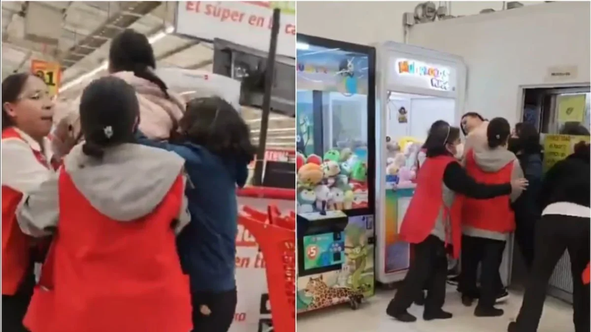 Empleadas de un supermercado sorprendieron a una mujer robando en la tienda en Puebla, fingió estar embarazada.