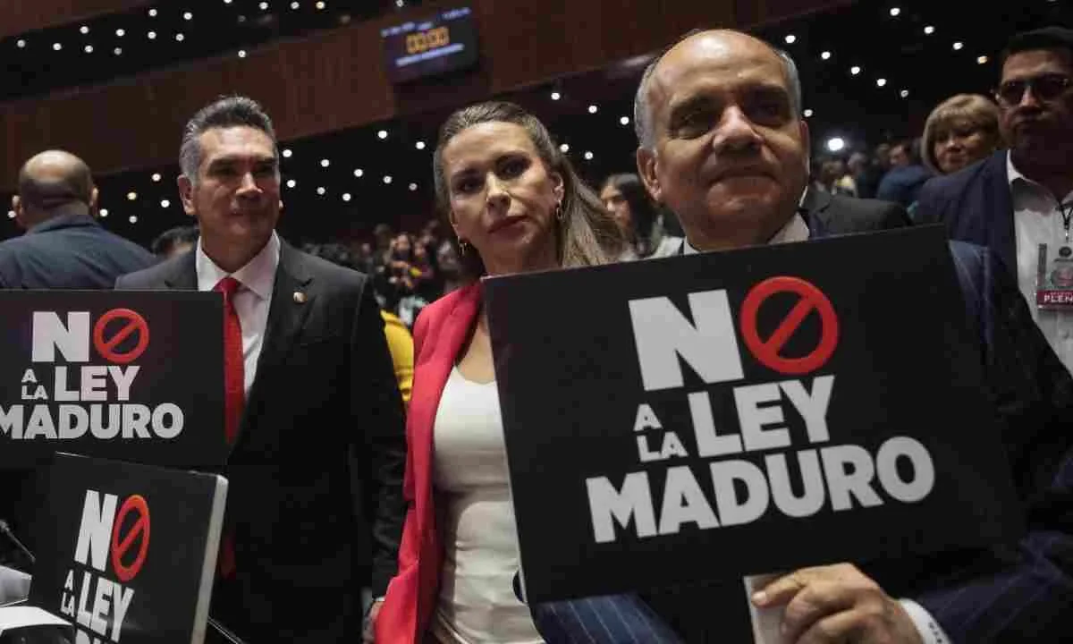 El PRI anunció que se opondrá a la aprobación de la "Ley Maduro", una controvertida reforma electoral.