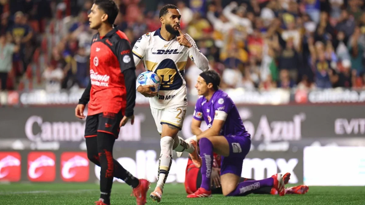 Pumas alcanza los mismos 16 puntos que Cruz Azul, mientras que Tijuana se posiciona en el lugar 10 de la tabla general con nueve puntos. 