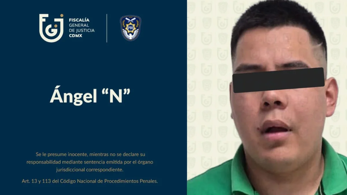 Ángel “N”, alias “El Niño de la Unión”, fue localizado por la Policía de Investigación en la alcaldía Venustiano Carranza y trasladado al Reclusorio Varonil Santa Martha Acatitla.