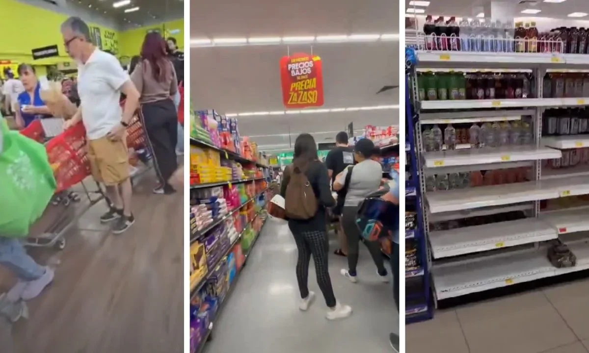 Ante el temor que persiste en habitantes de Jalisco por violencia desatada tras caída de ‘El Mencho’, reportan compras de pánico.