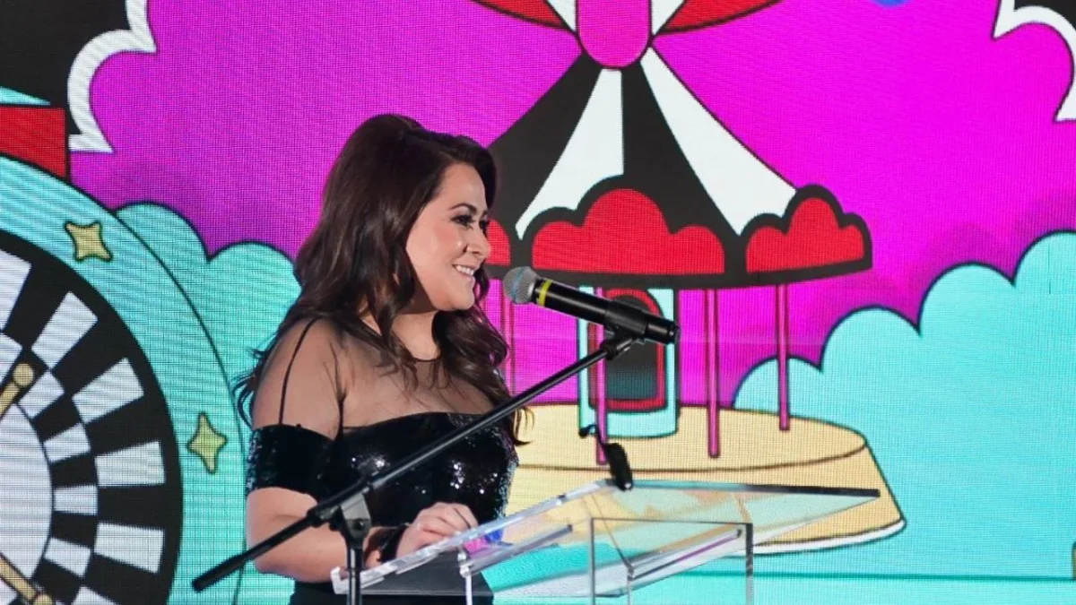 La gobernadora de Aguascalientes, Tere Jiménez, presenta desde el Colegio de San Ildefonso el Programa General de la edición 198 de la Feria Nacional de San Marcos.