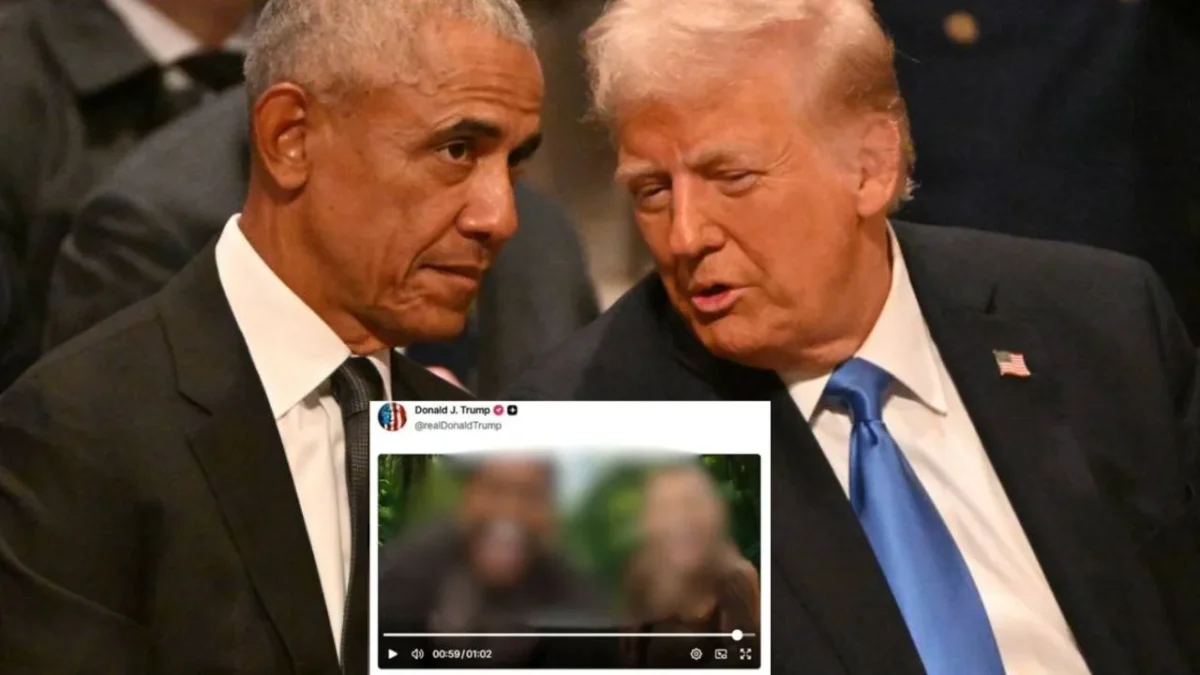 Vídeo publicado en la cuenta de Donald Trump mostraba a Barack y Michelle Obama como simios