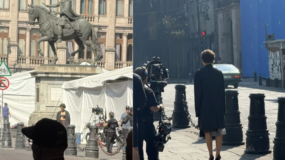 ¿Qué hace Zendaya en el Centro Histórico de la CDMX?