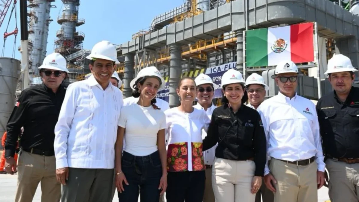 Coquizadora de Salina Cruz lleva avance de 76%: Sheinbaum