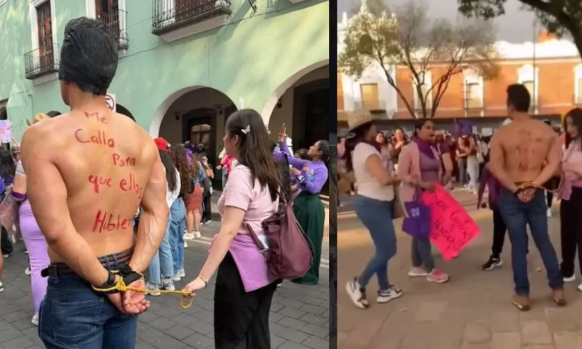 De aliade a deudore: funan a hombre que salió a marchar con su novia en el 8M