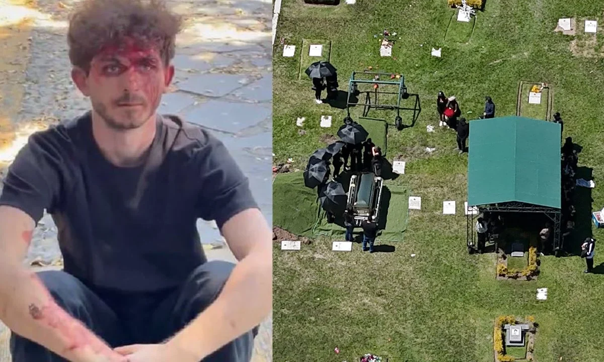 Italiano es golpeado por presuntamente fotografiar sepelio de 'El Mencho'