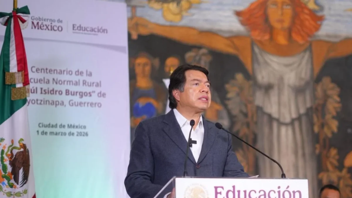Mario Delgado encabeza ceremonia por los 100 años de la Normal Rural de Ayotzinapa y reconoce su legado para la Nueva Escuela Mexicana