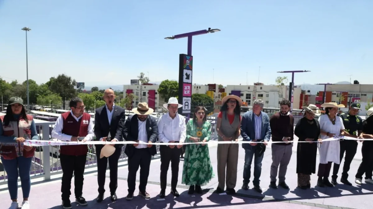 Previo a reinauguración, recorre Brugada obras en inmediaciones del Estadio Azteca