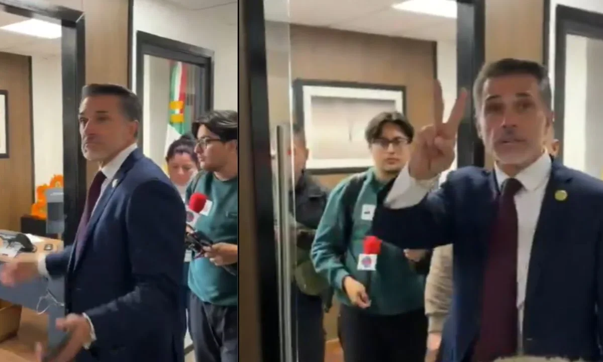 Sergio Mayer presume remodelación 'austera' de su oficina