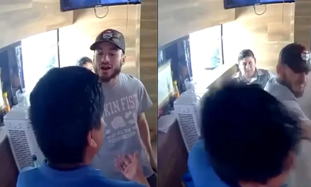 VIDEO: sujeto golpea a puñetazos a guardia de seguridad en Monterrey