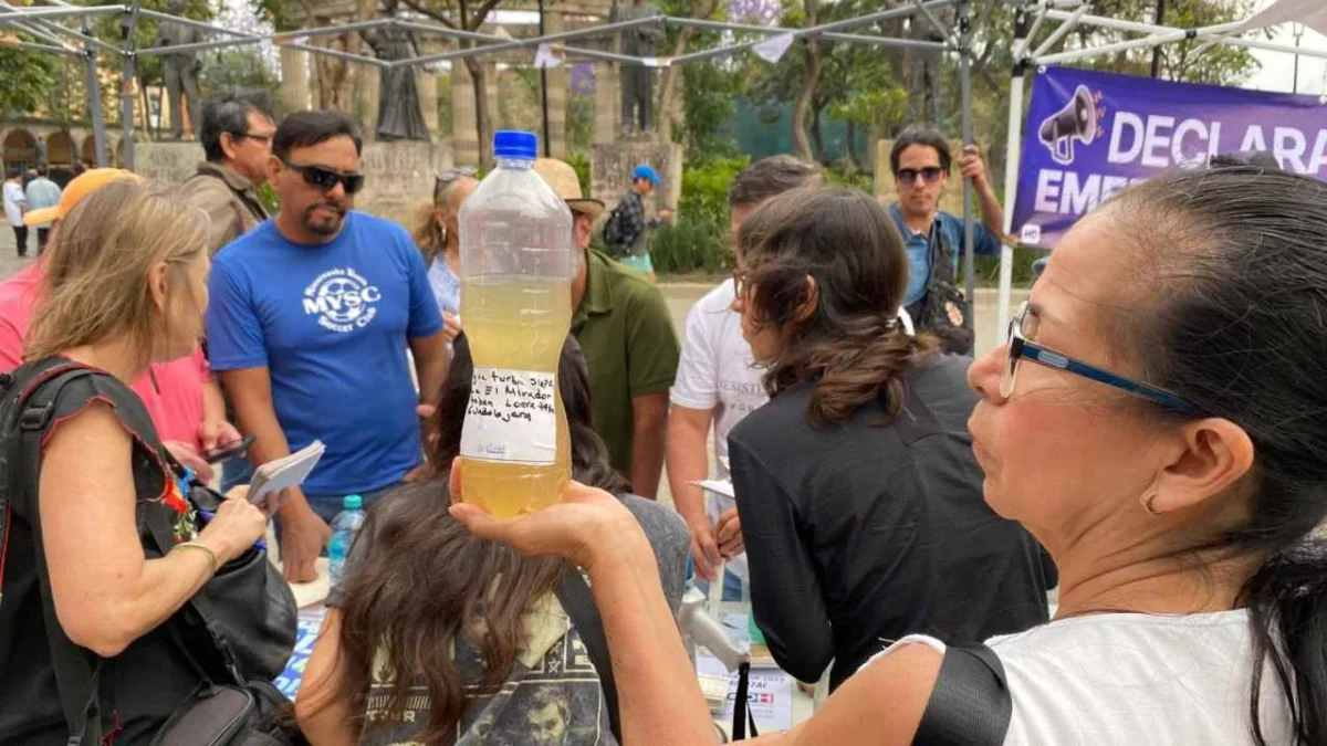 PROTESTAS. Habitantes de diversas colonias se han manifestado para exigir una solución al problema de contaminación.
