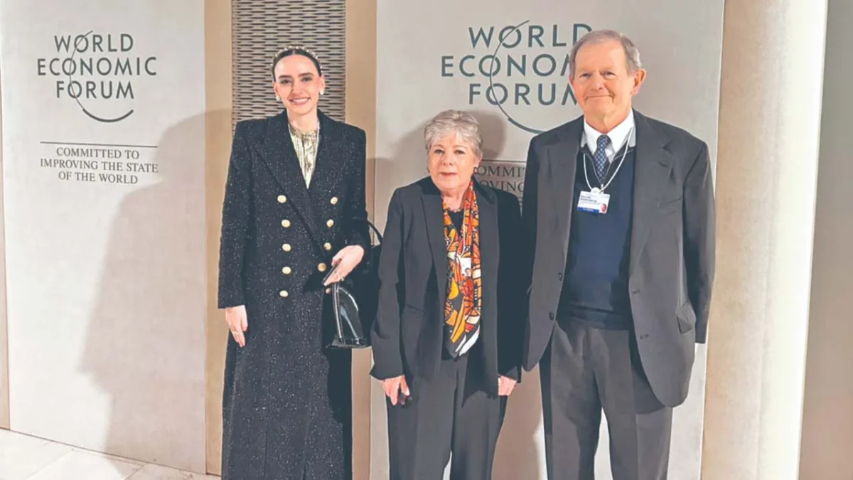 Encuentro. En Suiza, Alicia Bárcena y Altagracia Gómez, se reunieron con Marcus Wallenberg, presidente del banco sueco Skandinaviska Enskilda Banken (SEB).