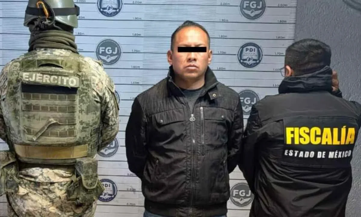 Detienen a Marco Antonio 'N', alias 'El Custodio', por el delito de extorsión en agravio de un comerciante en el municipio de Lerma.