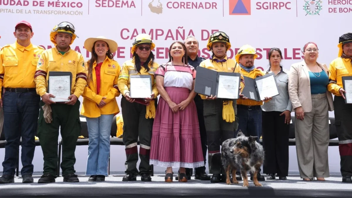 Brugada despliega la campaña de Combate de Incendios Forestales en la CDMX, para dar atención inmediata a siniestros y suelo de conservación.