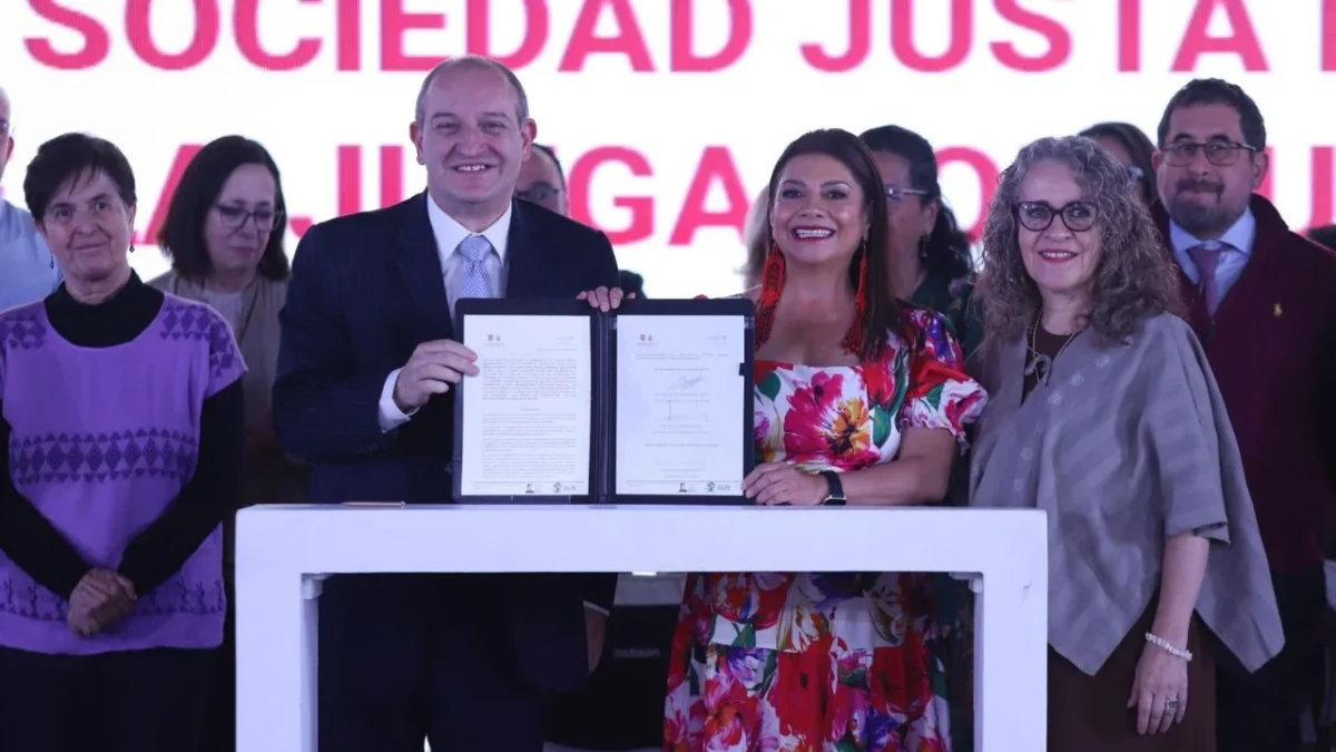 El Gobierno de la CDMX celebró un convenio de colaboración con la Unicef, para la protección de la niñez en el Mundial de Futbol 2026.