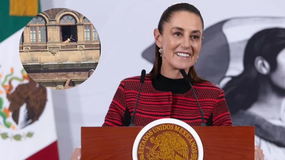 La presidenta Claudia Sheinbaum confirmó la veracidad de las imágenes y resaltó que esta persona se hizo acreedora de una sanción.
