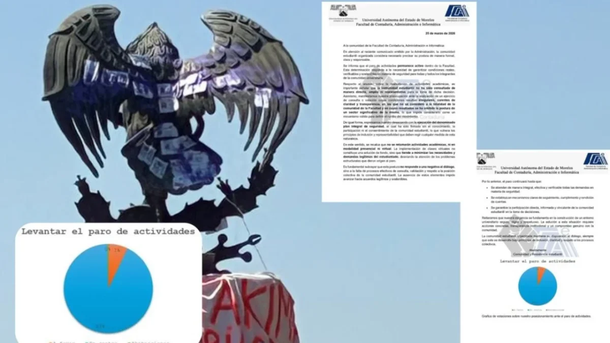 Contaduría de la UAEM no regresa a clases como se había anunciado