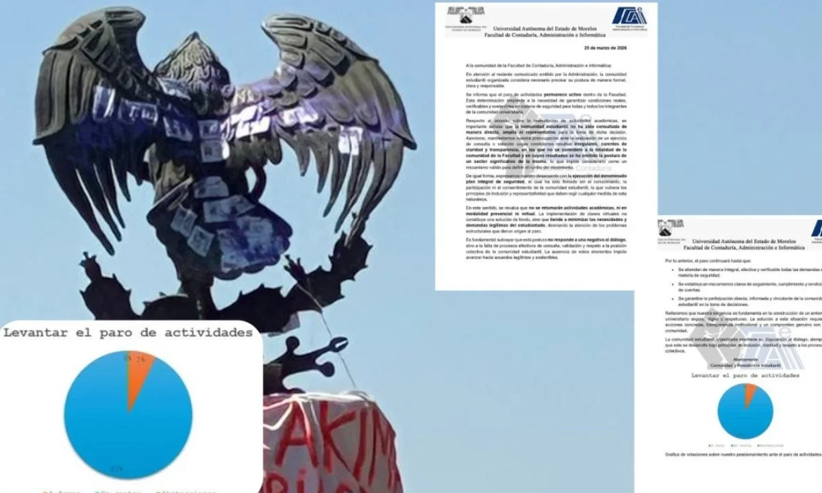 Contaduría de la UAEM no regresa a clases como se había anunciado