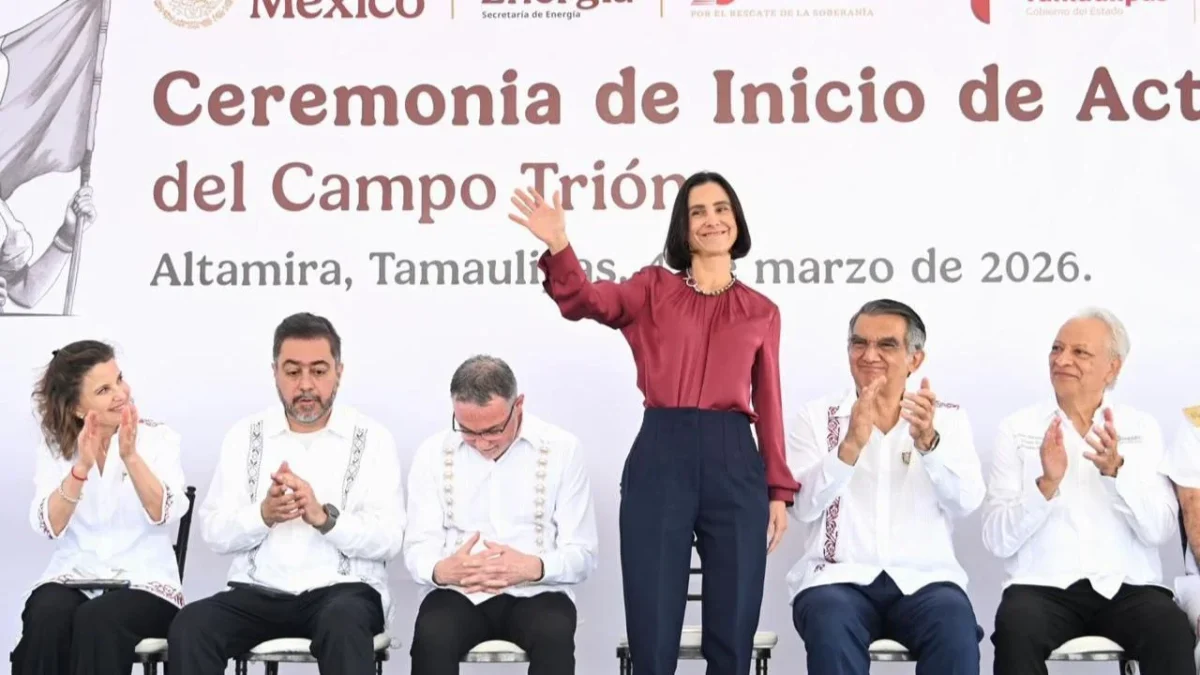 Destaca Luz Elena González sinergia de Pemex y Woodside para impulsar Campo Trión