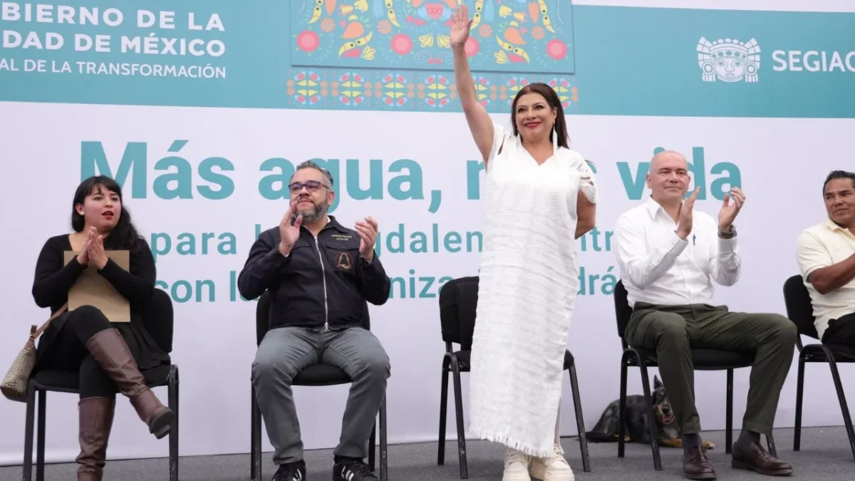 El alcalde Fernando Mercado resaltó que las obras del proyecto hidráulico beneficiarán a habitantes de 20 colonias en Magdalena Contreras.
