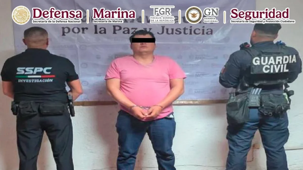 A 'Aurora', detenido en Uruapan, se le relaciona con delitos como delincuencia organizada, robo de hidrocarburo y secuestro, entre otros.