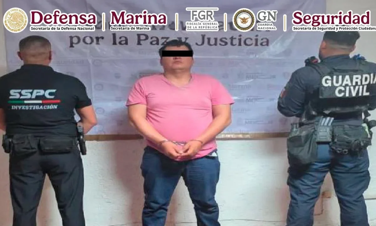 A 'Aurora', detenido en Uruapan, se le relaciona con delitos como delincuencia organizada, robo de hidrocarburo y secuestro, entre otros.