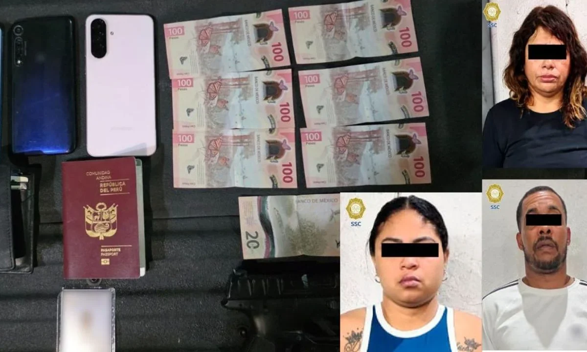 La detención de las tres personas por elementos de la SSC se dio en seguimiento a la denuncia por robo a una mujer canadiense en la Condesa.