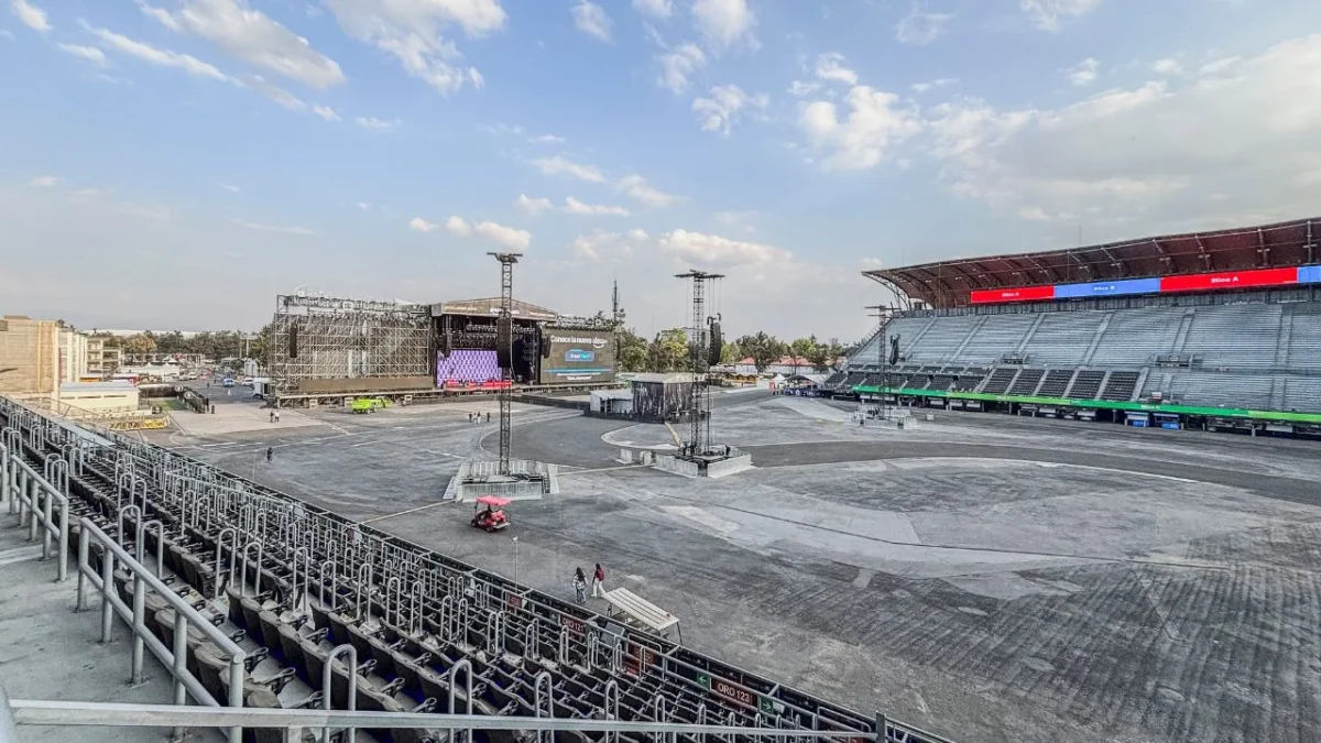 Previo al inicio del Vive Latino 2026, los preparativos en el GNP ofrecen una perspectiva diferente de lo que es un evento de esta magnitud.