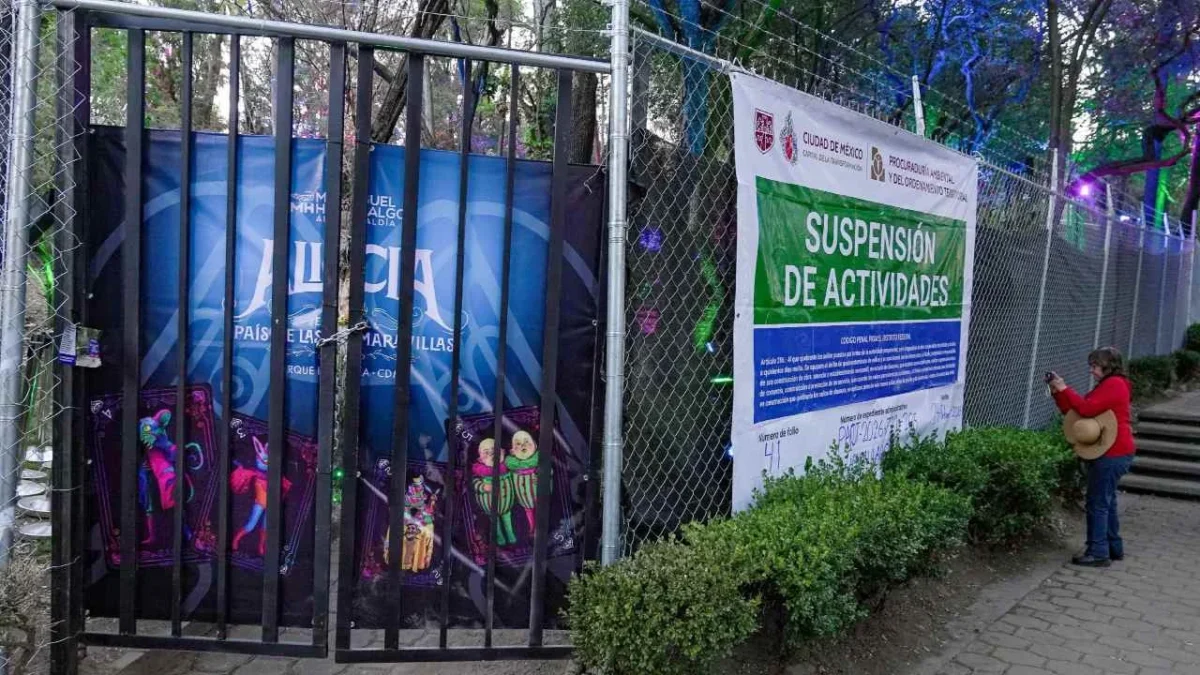 Empresa da marcha atrás a espectáculo de ‘Alicia’ en Parque Lira, de la alcaldía Miguel Hidalgo.