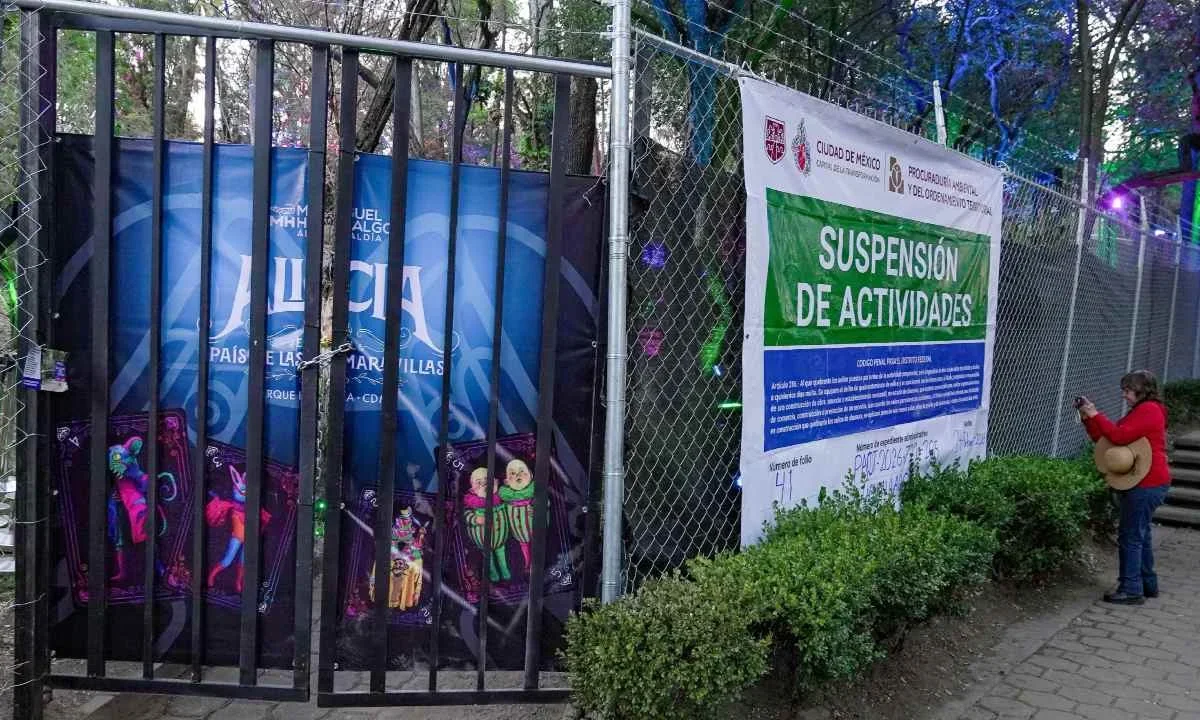 Empresa da marcha atrás a espectáculo de ‘Alicia’ en Parque Lira, de la alcaldía Miguel Hidalgo.