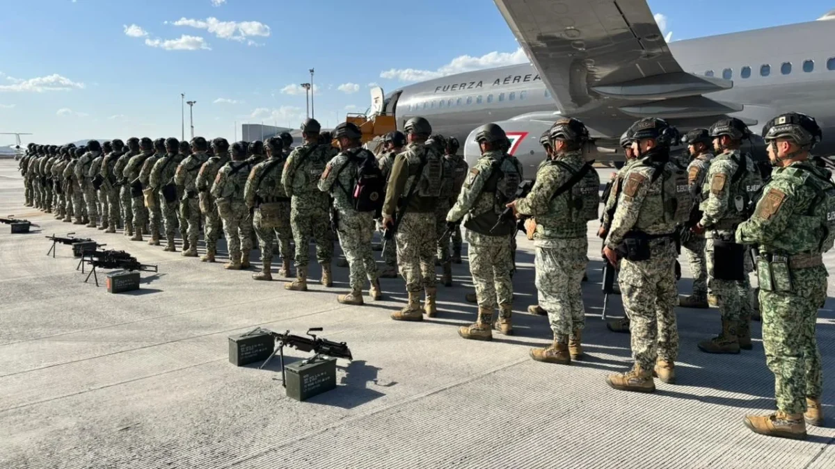 La Secretaría de la Defensa Nacional informó que desplegaron mil 170 militares para reforzar la seguridad de Tijuana, Ciudad Juárez y León.