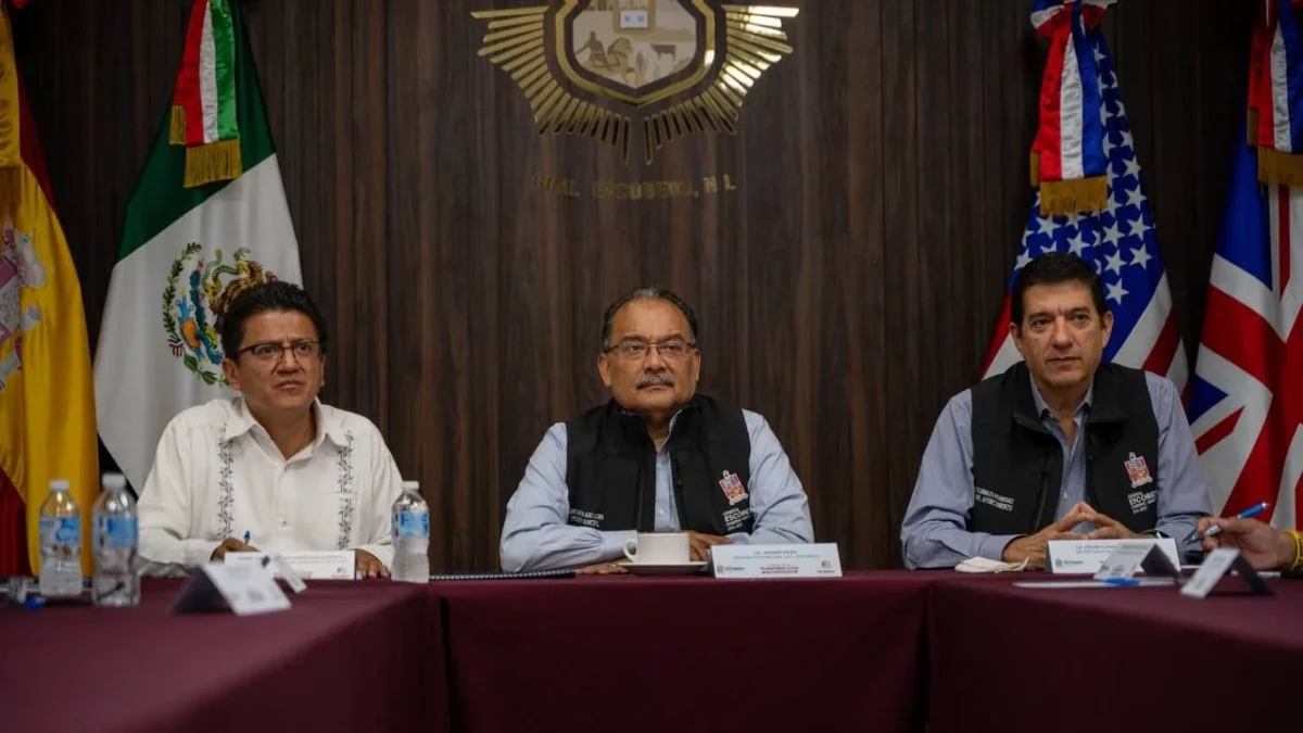 Durante la sesión se presentaron las acciones que se realizan en el municipio de Escobedo para frenar el escalamiento de la violencia.