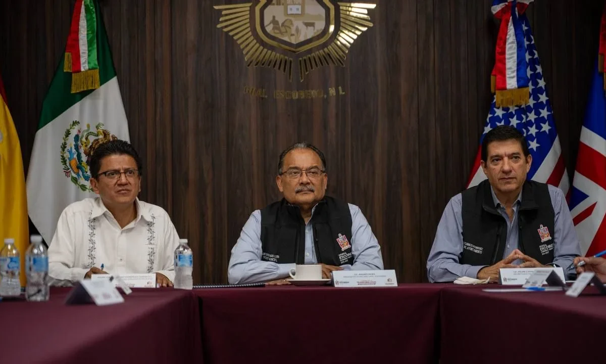 Durante la sesión se presentaron las acciones que se realizan en el municipio de Escobedo para frenar el escalamiento de la violencia.
