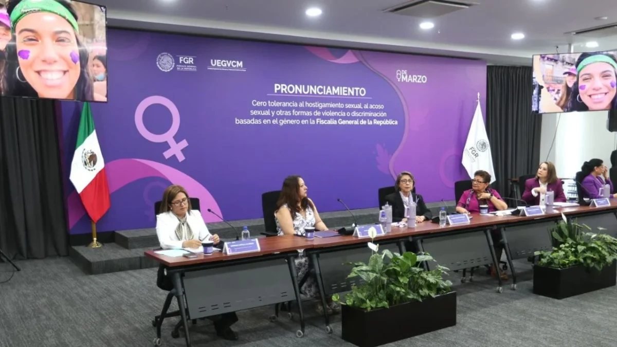 La FGR reiteró su compromiso institucional para prevenir y erradicar el hostigamiento sexual, el acoso y cualquier forma de violencia o discriminación de género dentro de la institución.